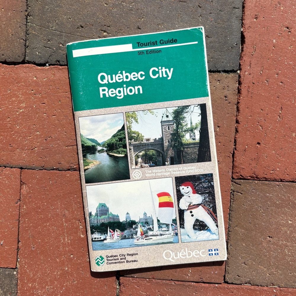 1987 Quebec City Region Tourist Guide Montreal Canada Canadian Tourism Frontenac